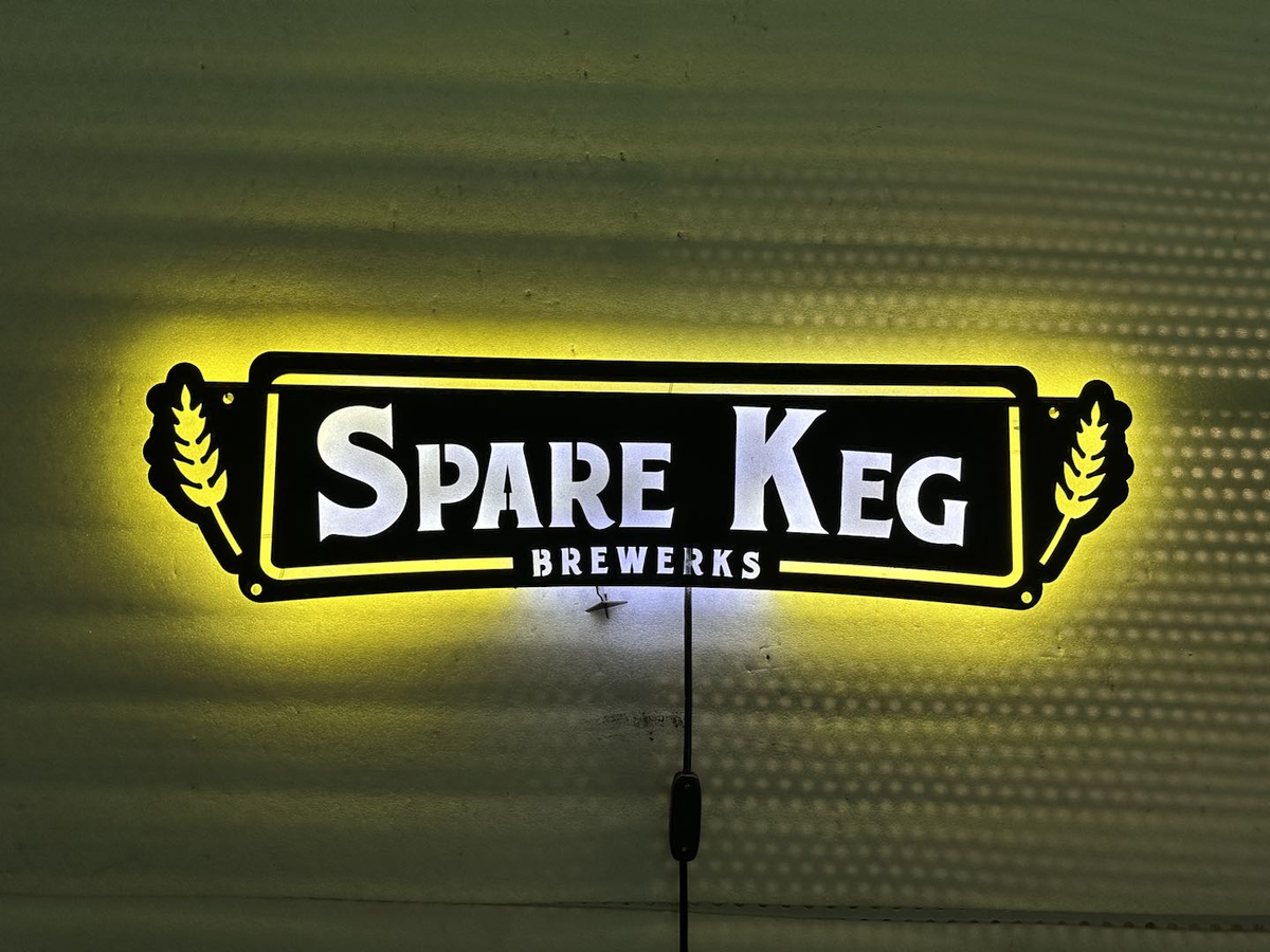 spare keg brewerks craft brewery logo