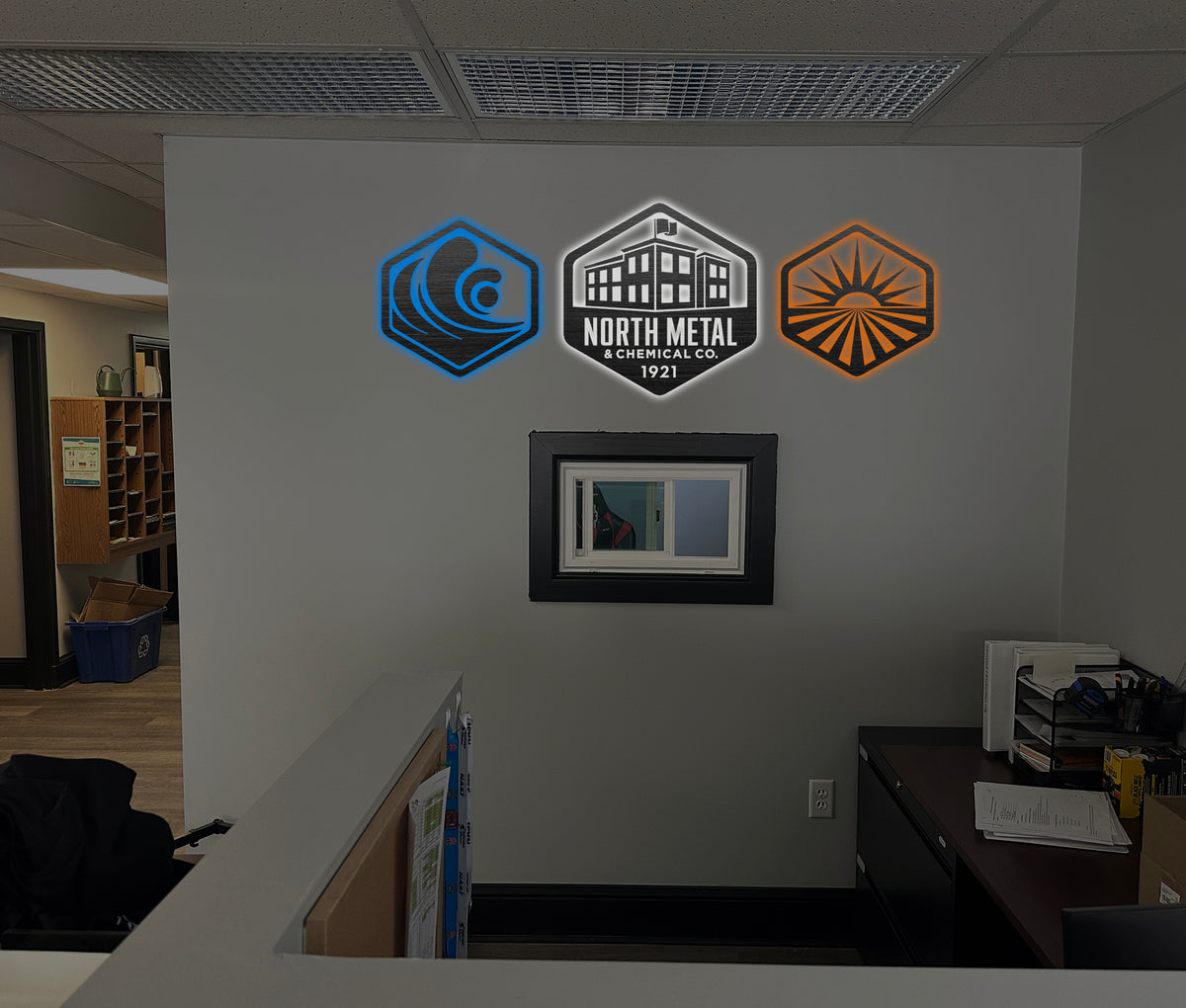 st clair designs custom metal sign wall option for personal services