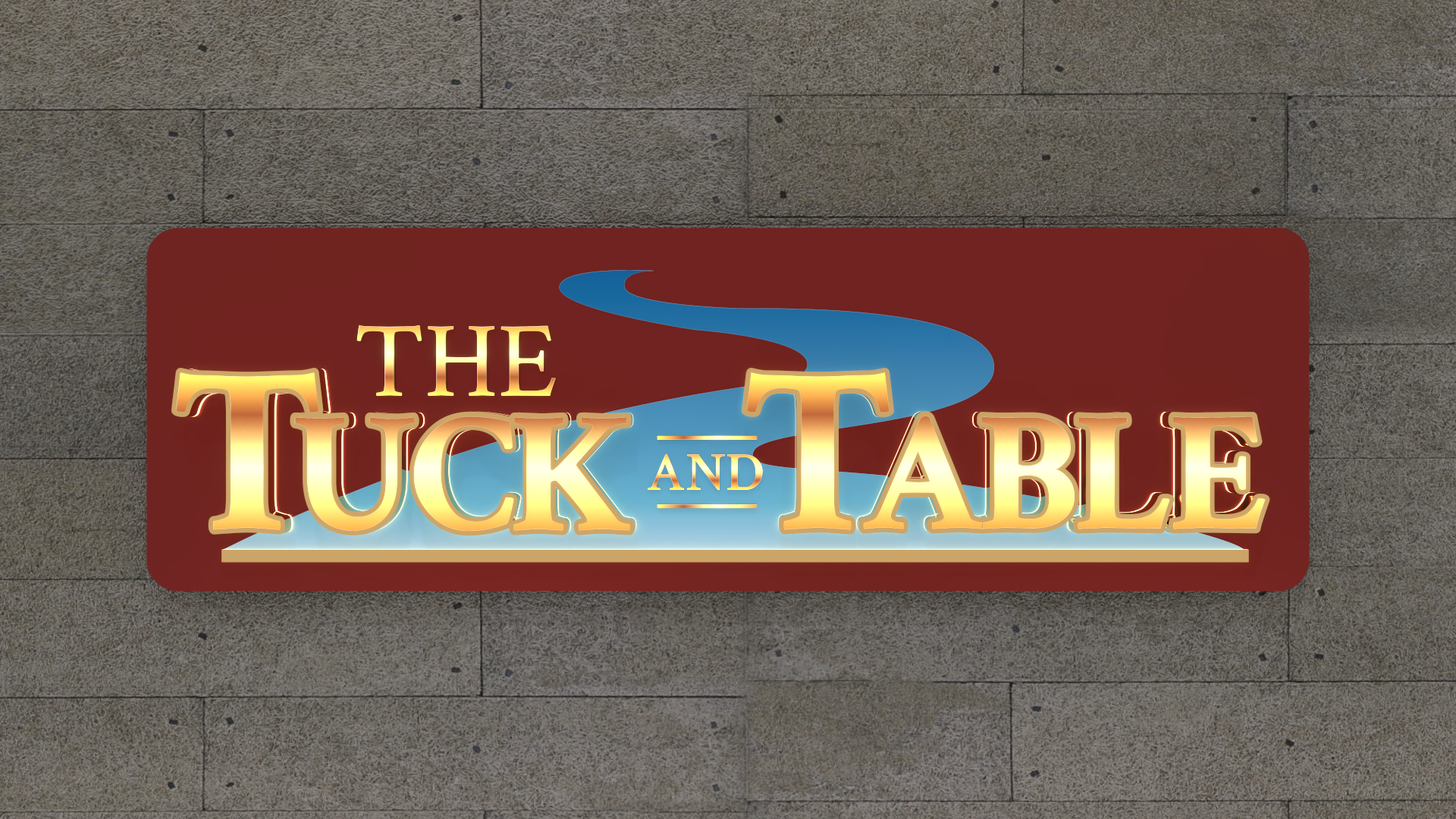 Branded Custom Signs for The Tuck and Table | AFCultures Sign Solutions