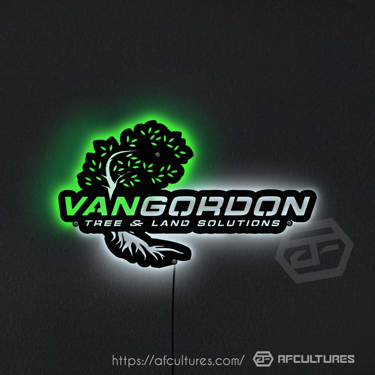 custom metal signs for vangordon personal services