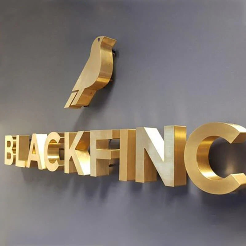 3D Non-Lit Signs