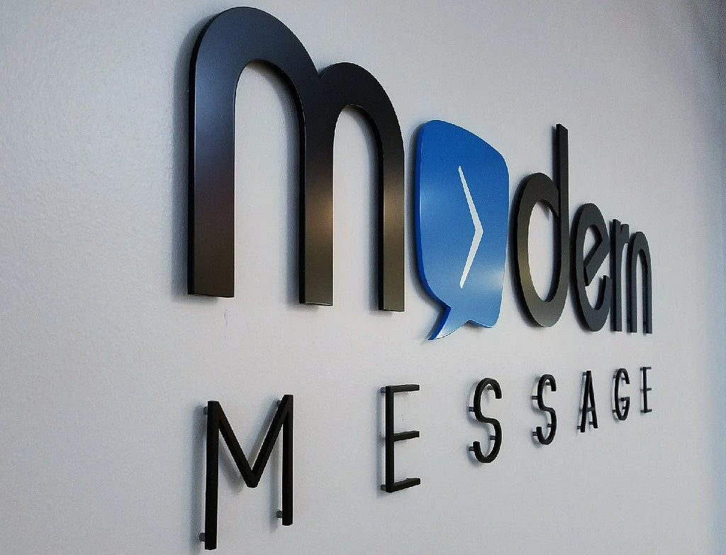 Flat Cut Metal Sign