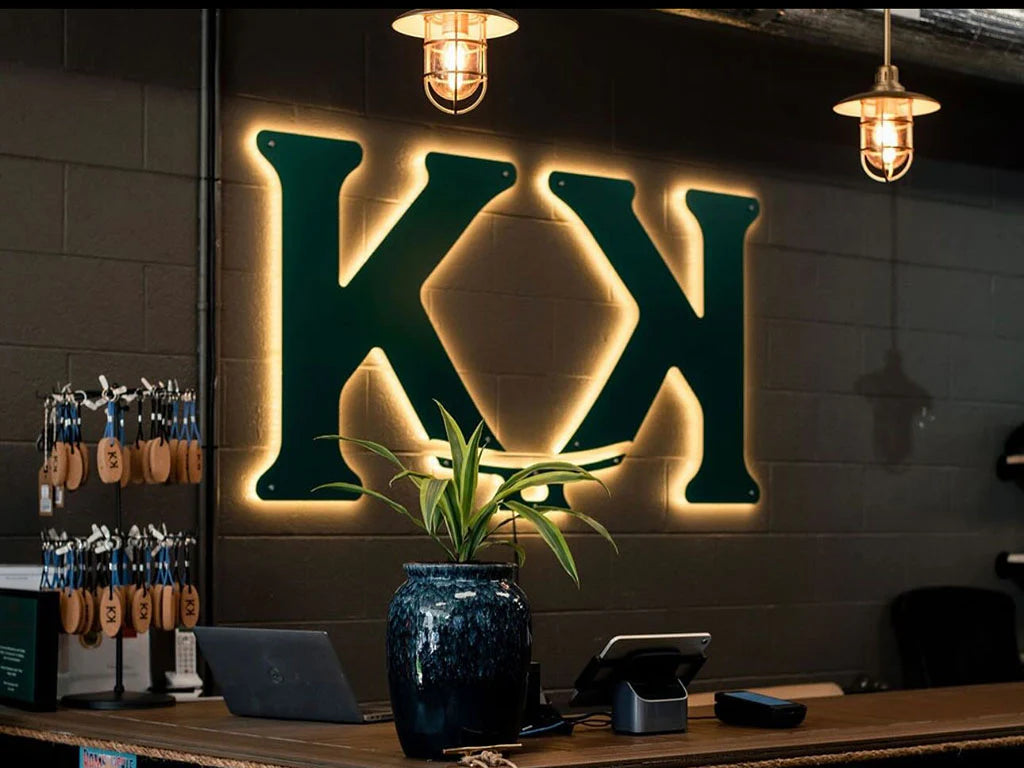 Backlit Metal Signs