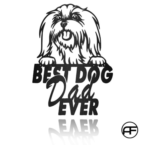 Maltese Dog Best Dog Dad Ever