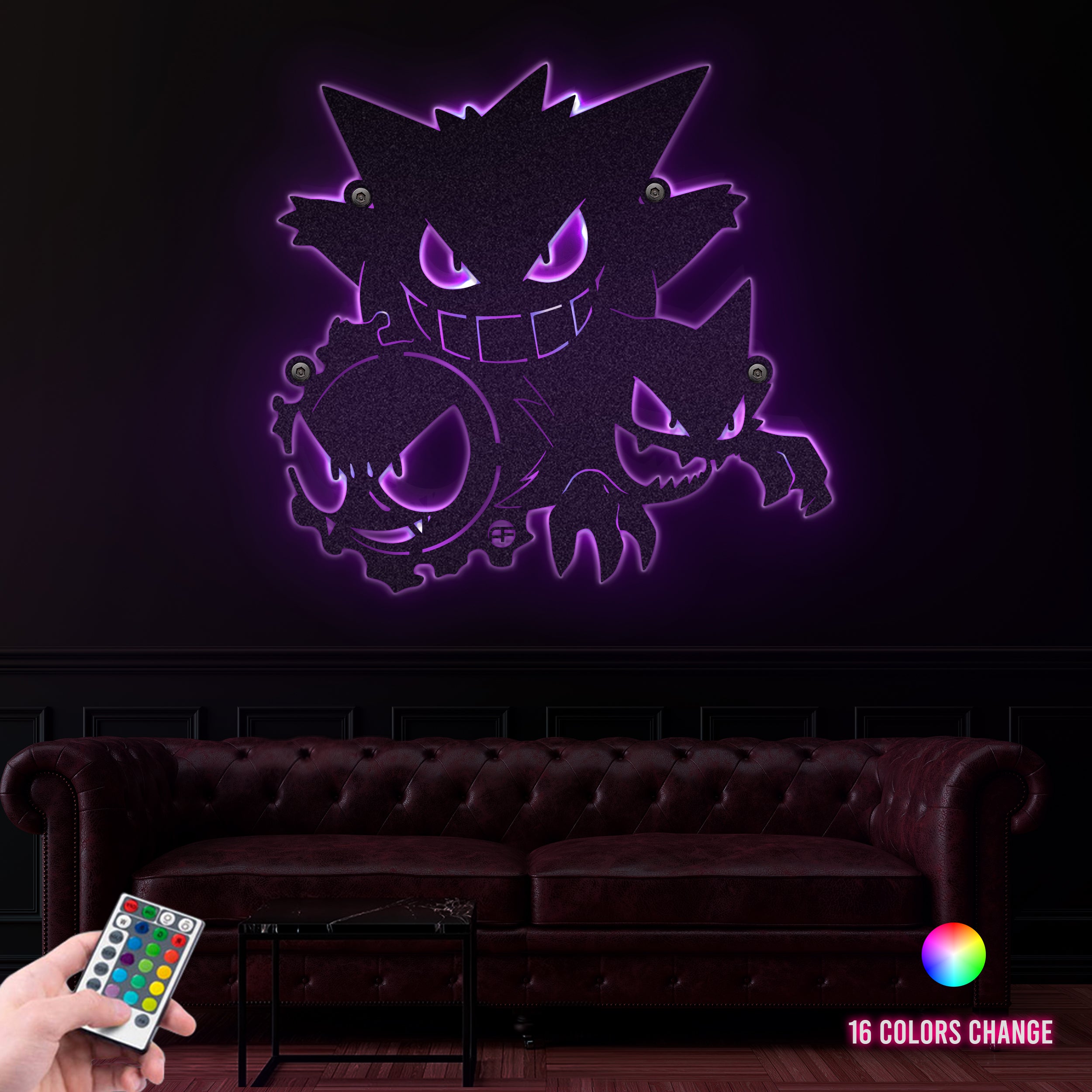 Pokémon Accents: Gengar Wall Light Box