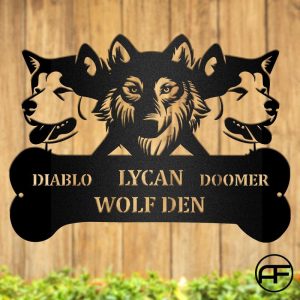 Custom Dog Name Sign Dog House Sign Dog House Accessories Dog Name