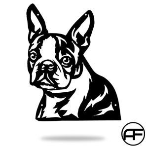 Boston Terrier dog signs