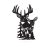 Deer Buck And Doe With Mountain Custom Metal Wall Art - Afcultures ...