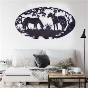 Horseshoe Decorhorseshoe Art1st Home Giftrustic Home 