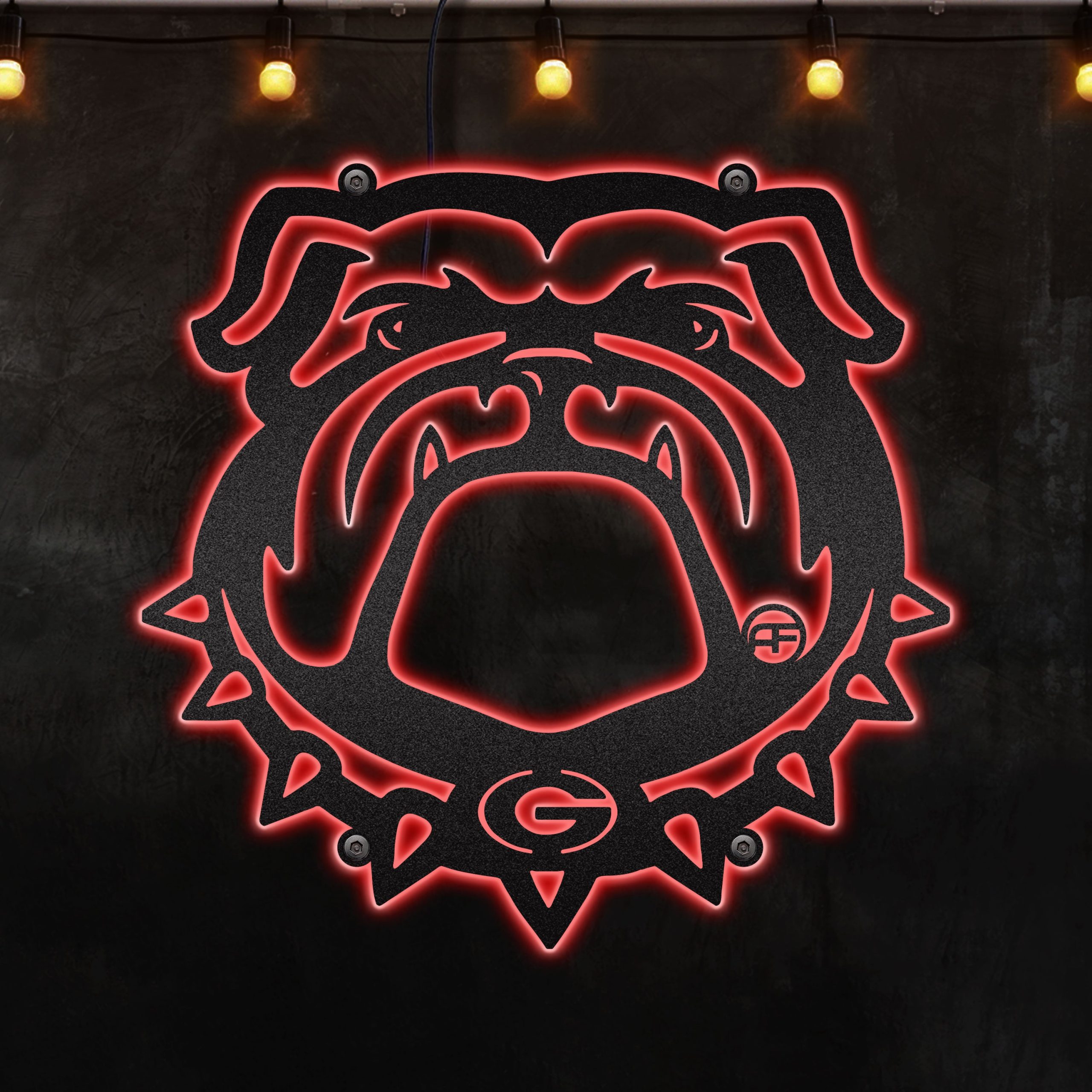 georgia bulldogs light up sign