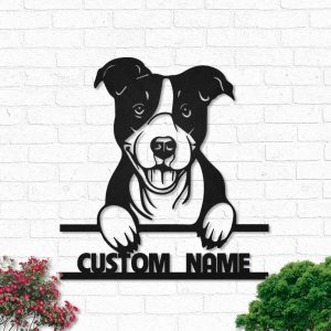 American Staffordshire Terrier dog signs