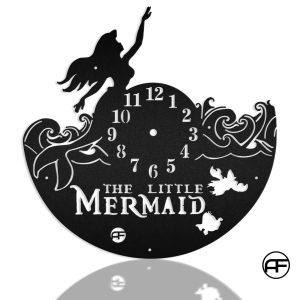  The Little Mermaid Wall Clock - Disney Room Decor